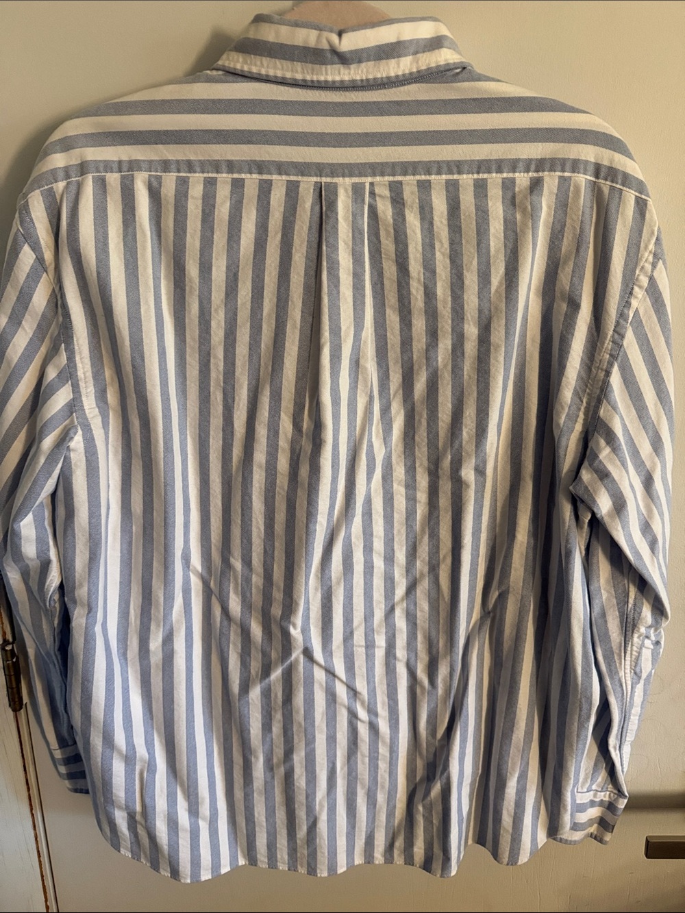 Polo by Ralph Lauren Blue & White Vertical Stripe Button-Down Shirt - Picture 3 of 3